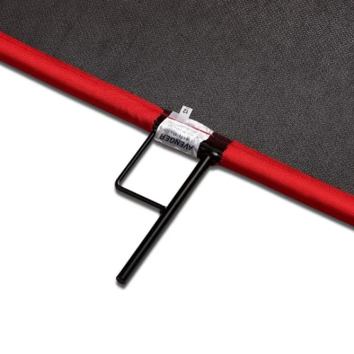 Imagen Bandera hollywood Roja black double 60x45 3