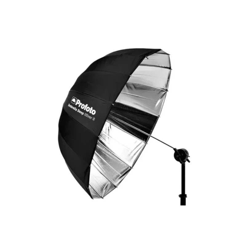 Imagen Paraguas Profoto Deep S plata + difusor