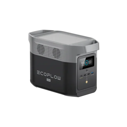 Imagen Estación de energía portátil ecoflow delta mini lado