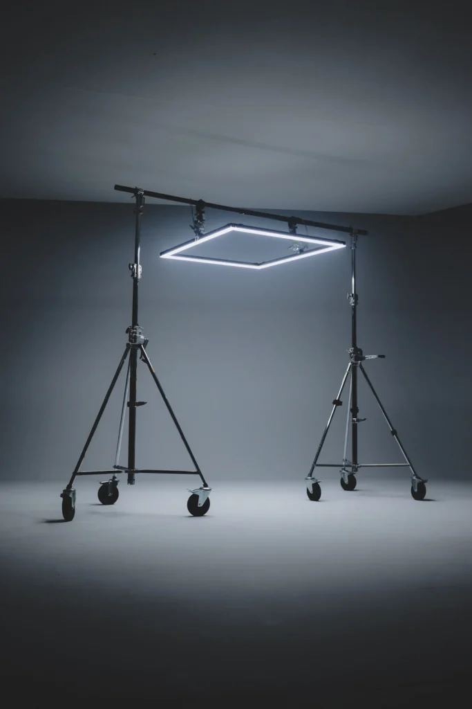Aputure Infinibar en plató de fotografía y video profesional