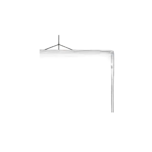 Bandera Floppy de muselina blanca blanqueada de 120x120 cm para difusión de luz neutra en fotografía y cine.