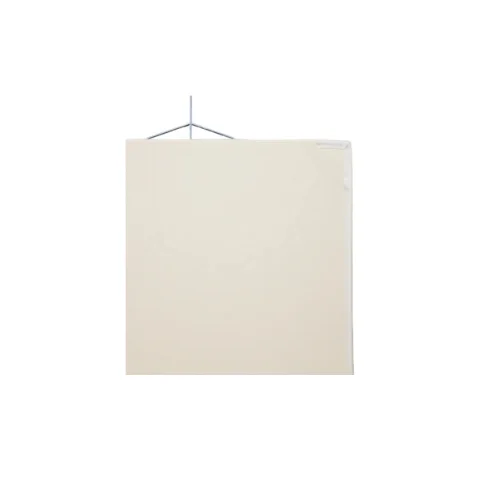 Bandera Floppy de muselina natural sin blanquear de 120x120 cm para control de iluminación profesional en cine y fotografía.